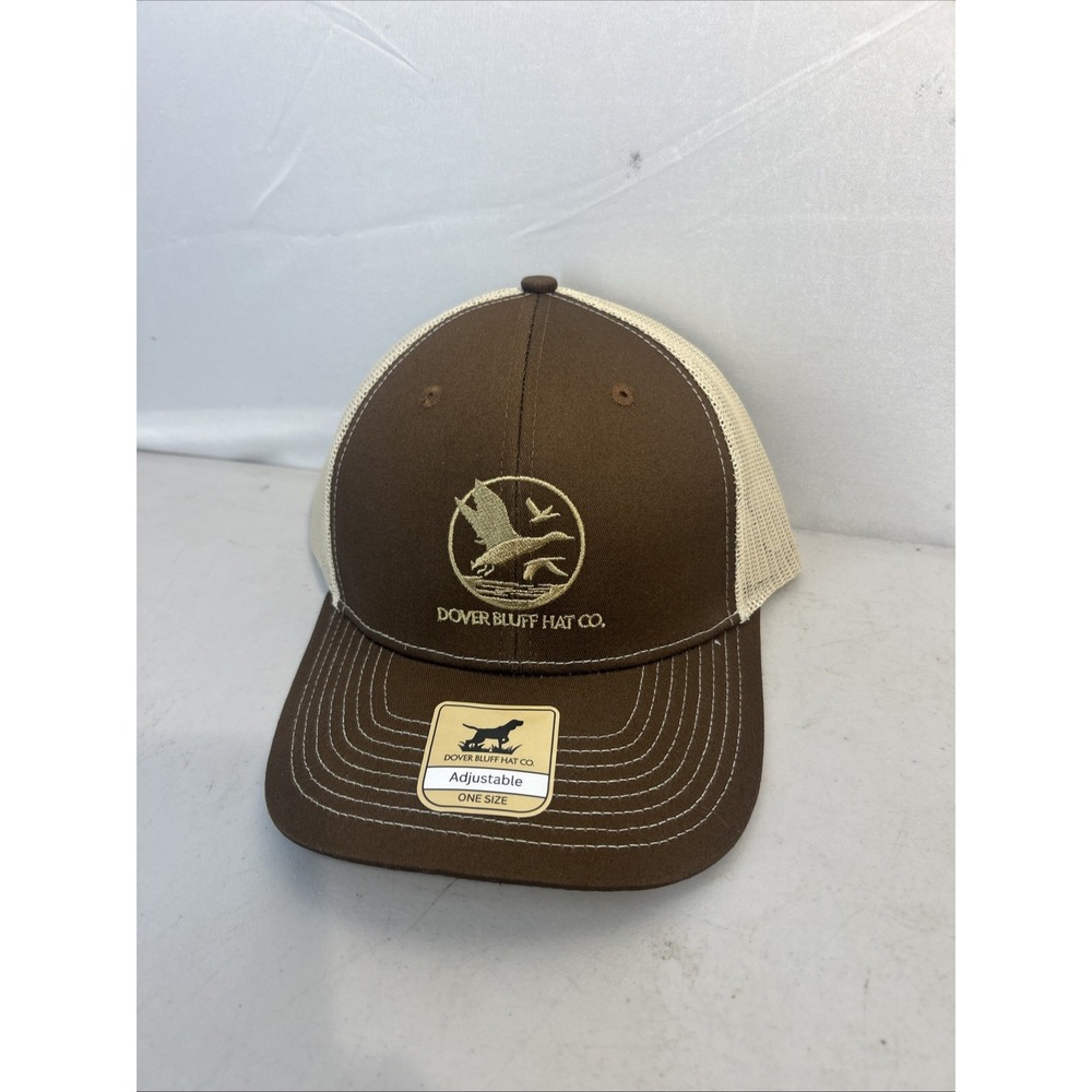 Dover Bluff Hat Co Brown & Tan Flying Waterfowl Duck Mesh Snapback Trucker Cap